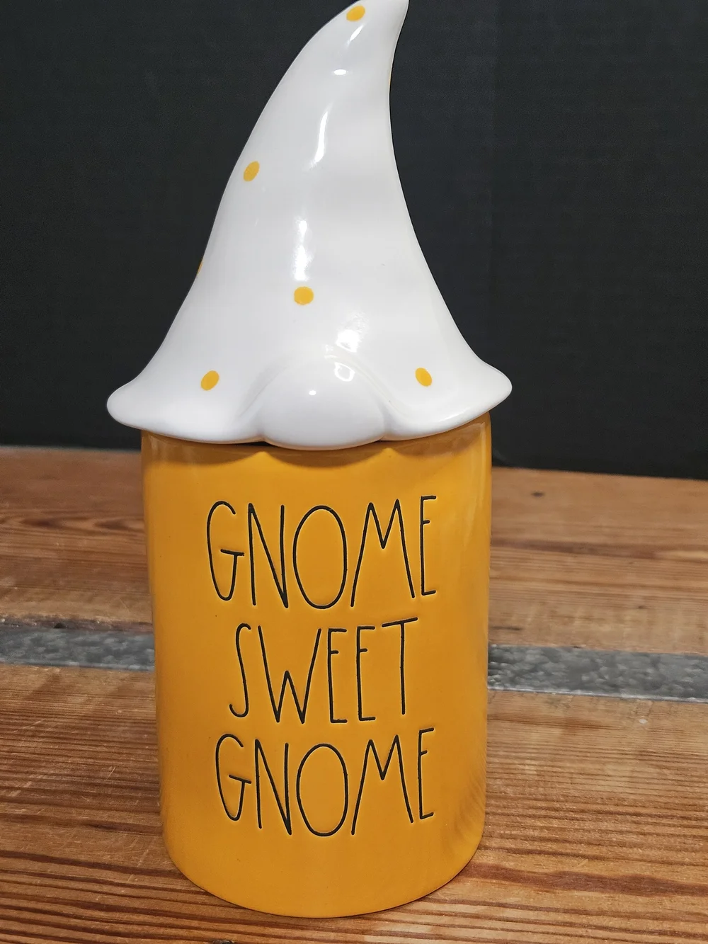 DW Home Ceramic Candle Jar in Bright Yellow